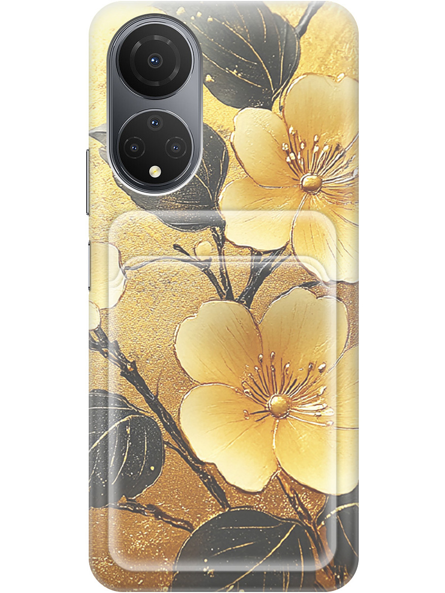 Силиконовый чехол на Honor X7 с принтом "Цветы и золото" с карманом для карты, Прозрачный;желтый;черный, 768741724
Силиконовый чехол на Honor X7 с принтом "Цветы и золото" с карманом для карты, Прозрачный;желтый;черный, 768741724