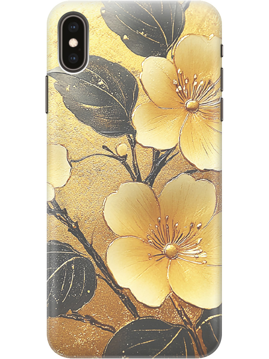 Силиконовый чехол на Apple iPhone XS Max с принтом "Цветы и золото", Прозрачный;желтый;черный, 719086224
Силиконовый чехол на Apple iPhone XS Max с принтом "Цветы и золото", Прозрачный;желтый;черный, 719086224