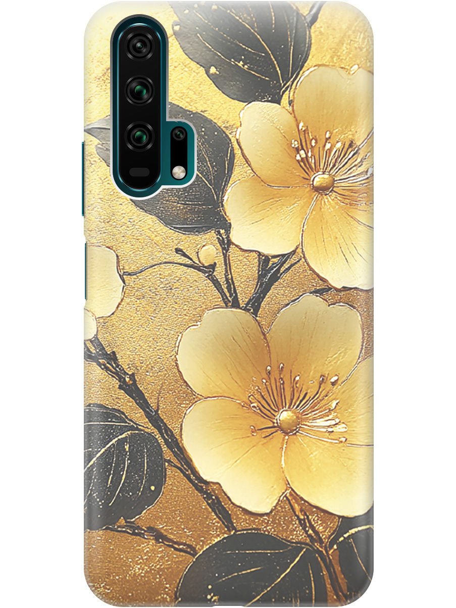 Силиконовый чехол на Honor 20 Pro с принтом "Цветы и золото", Прозрачный;желтый;черный, 721700724
Силиконовый чехол на Honor 20 Pro с принтом "Цветы и золото", Прозрачный;желтый;черный, 721700724