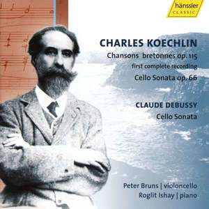 KOECHLIN, CHARLES / DEBUSSY CLAUDE - Koechlin: Chansons Bretonnes Op. 115; Cello Sonata, 1 CD
KOECHLIN, CHARLES / DEBUSSY CLAUDE - Koechlin: Chansons Bretonnes Op. 115; Cello Sonata, 1 CD