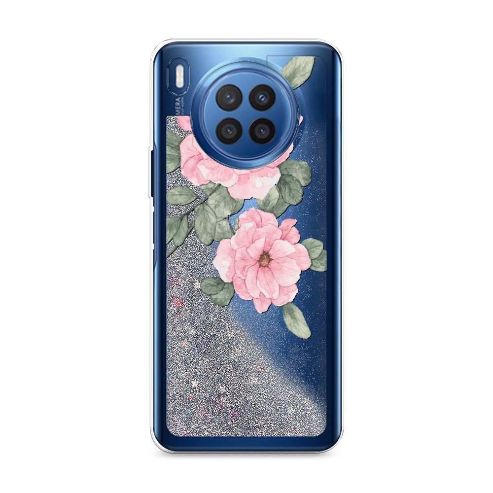 

Чехол Awog на Huawei Nova 8i/Honor 50 lite "Акварельные розовые цветы", Разноцветный, 6106391-1