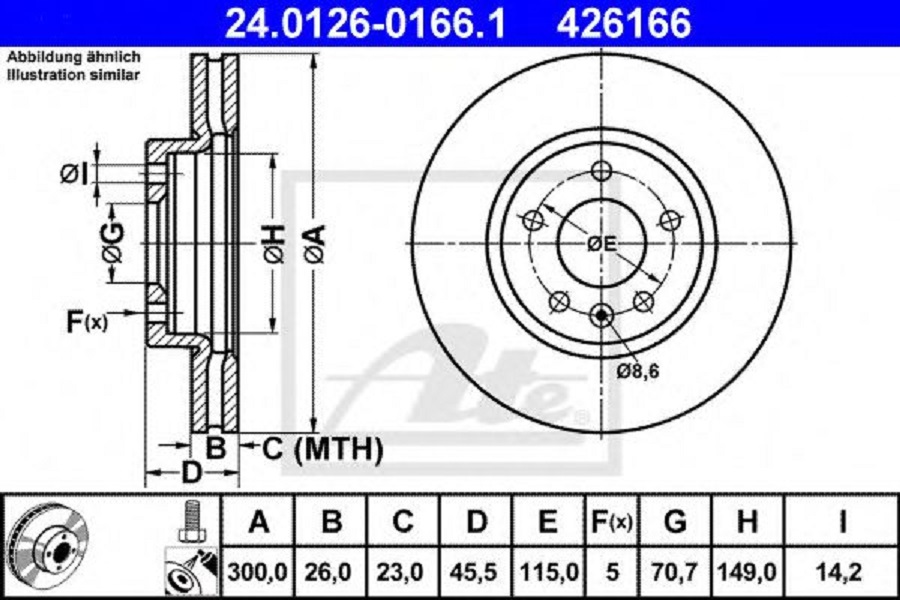 Диск тормозной передний Opel Astra J/Astra J GTC/Astra J Sports Tourer 09>19 ATE 240126016
Диск тормозной передний Opel Astra J/Astra J GTC/Astra J Sports Tourer 09>19 ATE 240126016