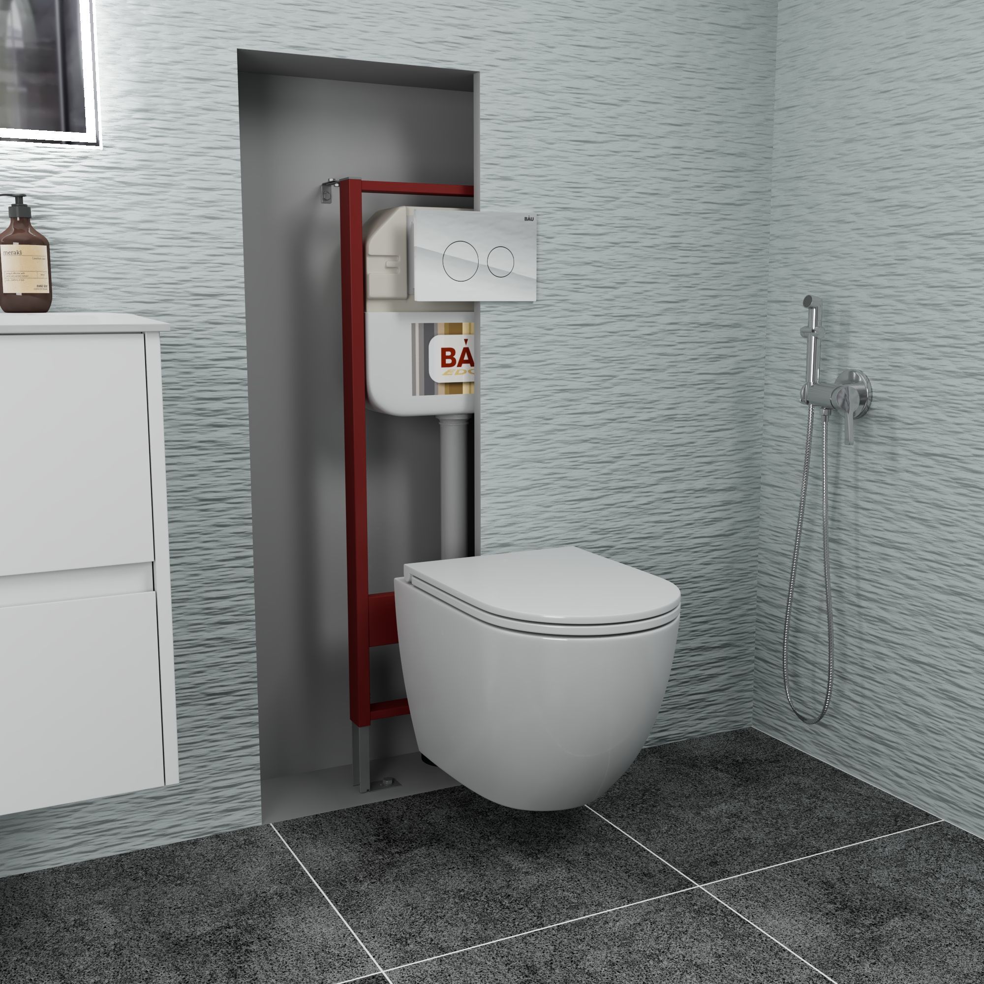Комплект BAU 6 в 1: инсталляция, унитаз Bau Dream Hurricane,сиденье, клавиша из стекла BAU, NEO45700_BL0001-HQ
Комплект BAU 6 в 1: инсталляция, унитаз Bau Dream Hurricane,сиденье, клавиша из стекла BAU, NEO45700_BL0001-HQ