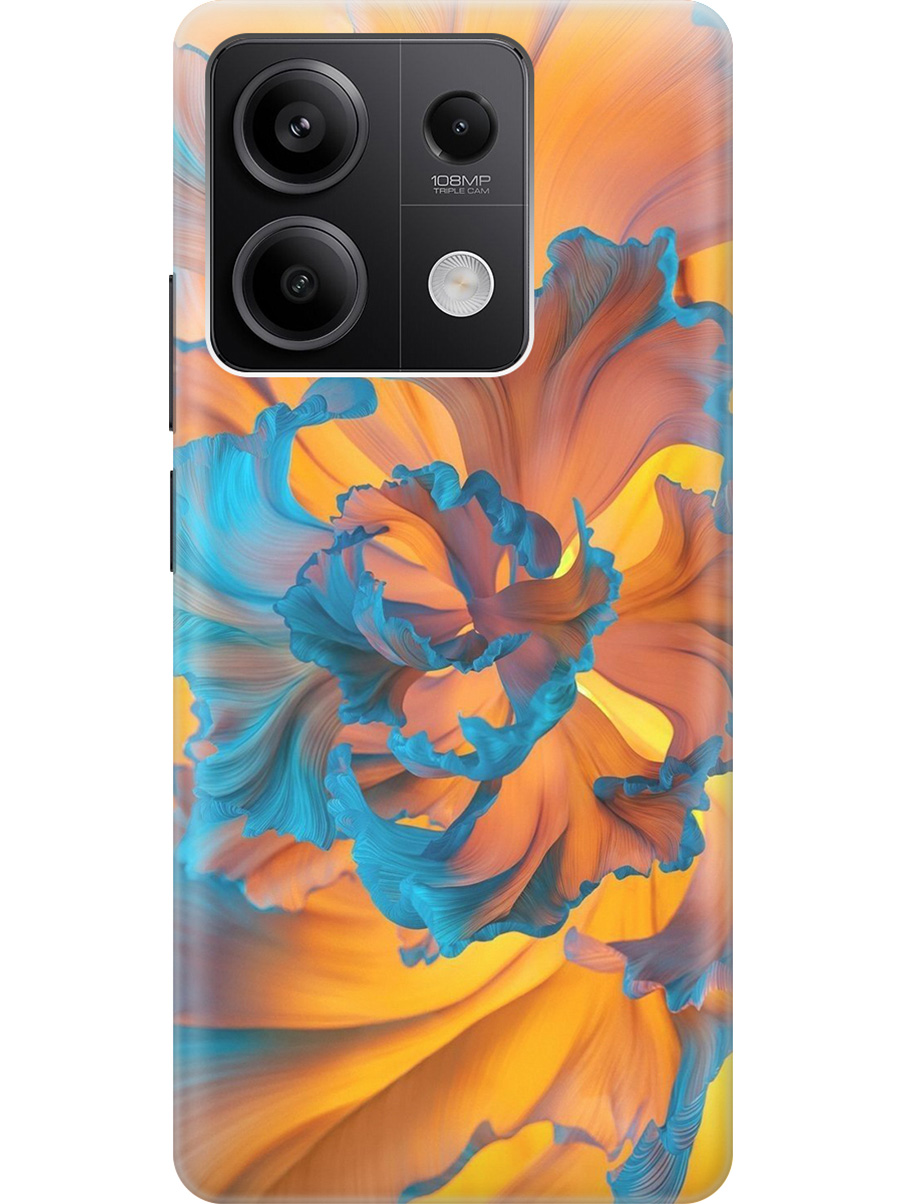 Силиконовый чехол на Xiaomi Redmi Note 13 5g с рисунком "Желто-голубой цветок", Голубой;желтый, 20012076
Силиконовый чехол на Xiaomi Redmi Note 13 5g с рисунком "Желто-голубой цветок", Голубой;желтый, 20012076