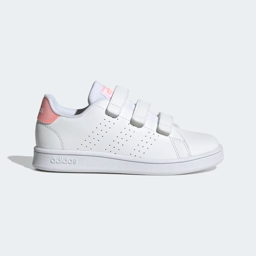 фото Кеды детские adidas advantage cf c цв. белый р-р. 33