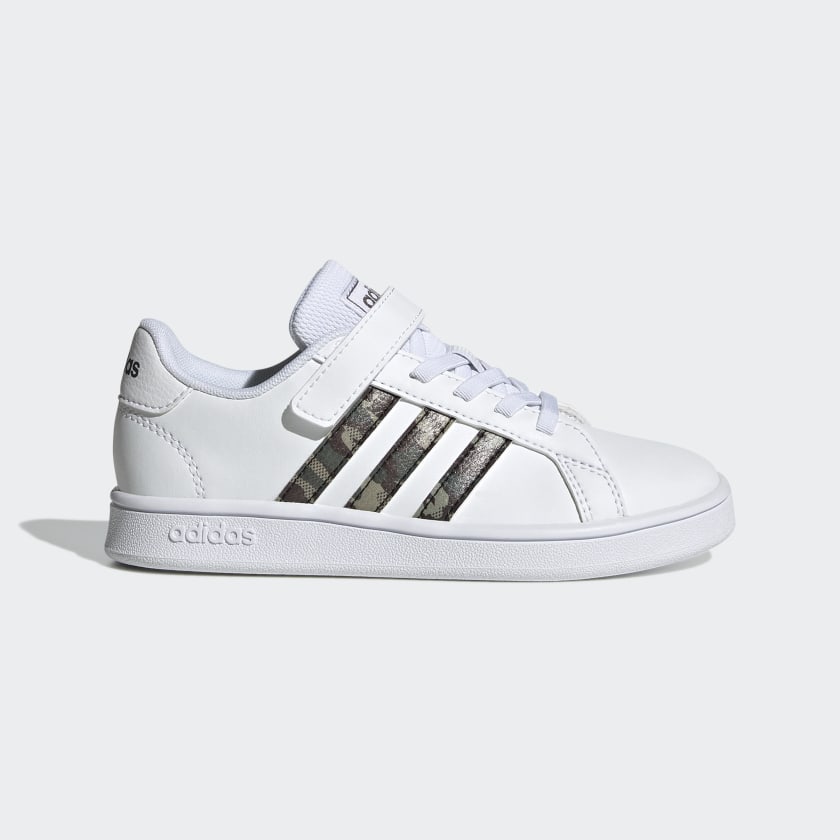 фото Кеды детские adidas grand court el c gz1085_35 цв. белый р-р. 34