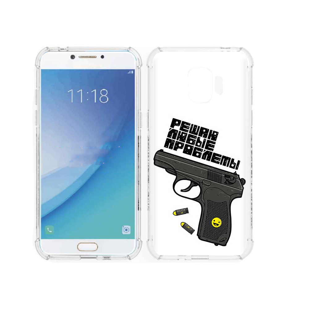 Чехол MyPads Tocco для Samsung Galaxy J2 Pro (2018) пистолет против проблем, Прозрачный, Tocco
Чехол MyPads Tocco для Samsung Galaxy J2 Pro (2018) пистолет против проблем, Прозрачный, Tocco