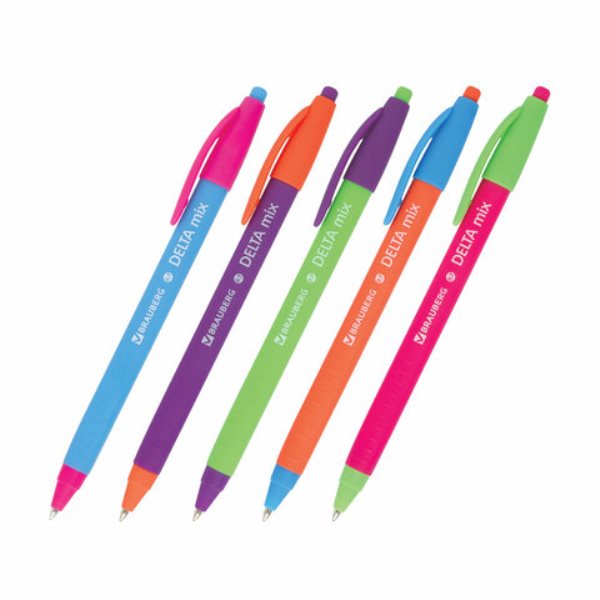 Ручка шариковая масляная автоматическая BRAUBERG Delta Mix, синяя soft-touch ассорти 36 шт
Ручка шариковая масляная автоматическая BRAUBERG Delta Mix, синяя soft-touch ассорти 36 шт