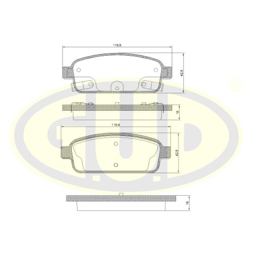 КОЛОДКИ ЗАД CHV CRUZE/ORLANDO 09-/OPL ASTRA J 09-/MOKKA 12-/ZAFIRA 11- G.U.D GBP143202
КОЛОДКИ ЗАД CHV CRUZE/ORLANDO 09-/OPL ASTRA J 09-/MOKKA 12-/ZAFIRA 11- G.U.D GBP143202