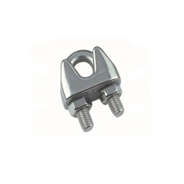 фото Зажим для троса 3 мм с 2-мя гайками нержавеющий а4 art 9074 (2 штуки) мастерболтиков