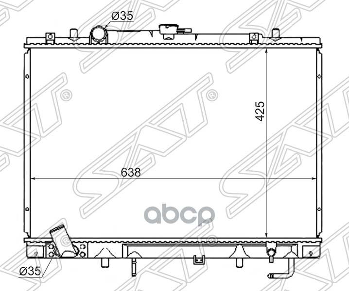 Радиатор Mitsubishi Challenger/Montero Sport V6 3.0/3.5 96-02 (Пластинчатый) Sat арт. MC00
Радиатор Mitsubishi Challenger/Montero Sport V6 3.0/3.5 96-02 (Пластинчатый) Sat арт. MC00
