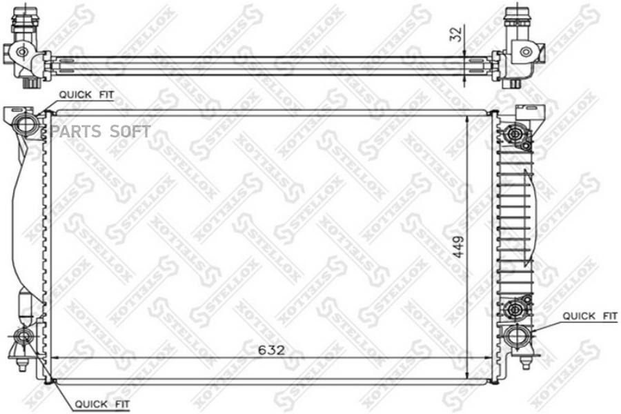 STELLOX 10-25517-SX_радиатор системы охлаждения! АКПП\ Audi A4/A6 3.0 & Quattro 01-05 1шт
STELLOX 10-25517-SX_радиатор системы охлаждения! АКПП\ Audi A4/A6 3.0 & Quattro 01-05 1шт