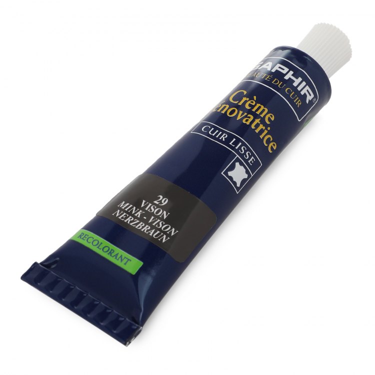 Жидкая кожа для обуви Saphir CREME RENOVATRICE серая 25 мл, Серый, CREME RENOVATRICE 
Жидкая кожа для обуви Saphir CREME RENOVATRICE серая 25 мл, Серый, CREME RENOVATRICE