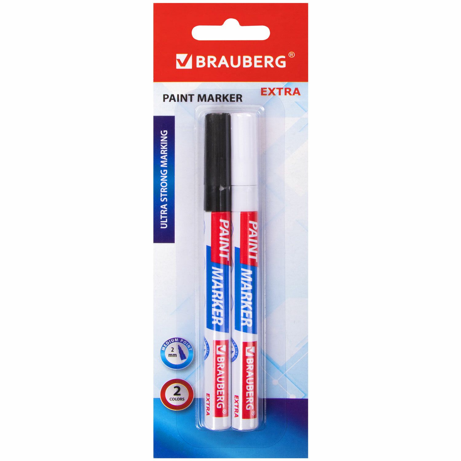 Набор из 3 шт, Маркер-краска лаковый EXTRA (paint marker) 2 мм, НАБОР 2 цвета, БЕЛЫЙ/ЧЕРНЫ, Белый;черный
Набор из 3 шт, Маркер-краска лаковый EXTRA (paint marker) 2 мм, НАБОР 2 цвета, БЕЛЫЙ/ЧЕРНЫ, Белый;черный