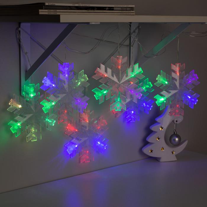 Световая гирлянда новогодняя Снежинка матовая 5148895 2 м разноцветный/RGB, Снежинка матовая
Световая гирлянда новогодняя Снежинка матовая 5148895 2 м разноцветный/RGB, Снежинка матовая