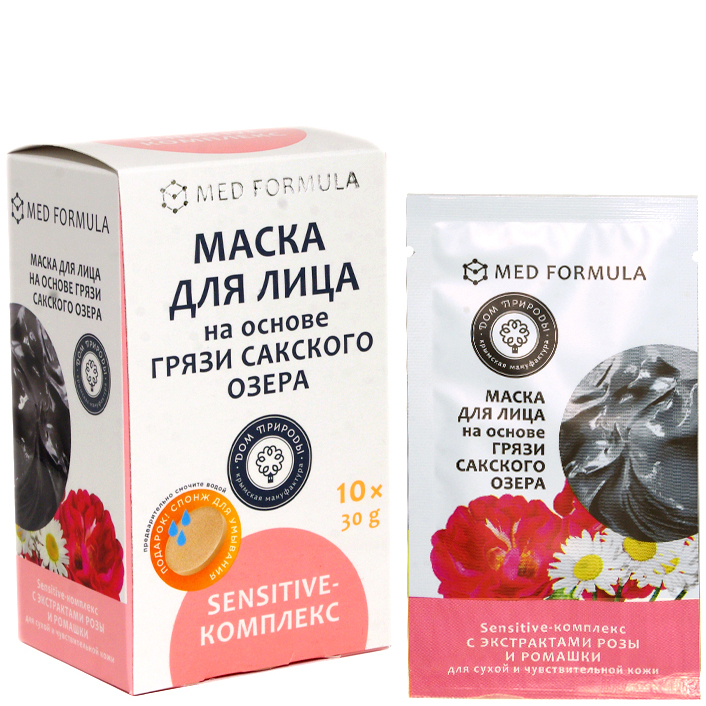 Маска для лица на основе грязи Сакского озера «Sensitive-комплекс» Дом Природы 30 г
Маска для лица на основе грязи Сакского озера «Sensitive-комплекс» Дом Природы 30 г