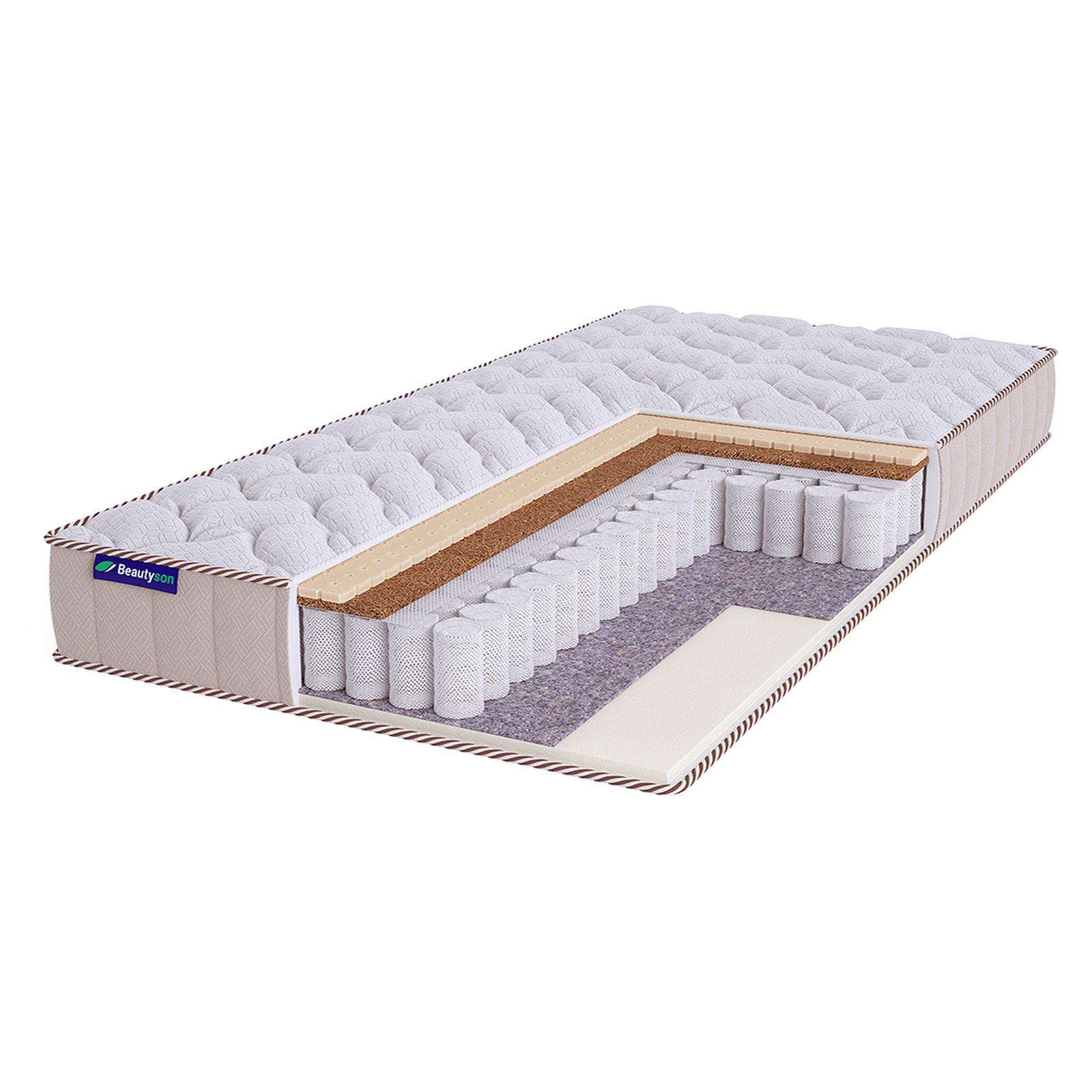 Матрас Beautyson Roll Spring Mix Soft S600 Lux, 125х160, 20 см, пружинный, Roll Spring Mix Soft S600 Lux
Матрас Beautyson Roll Spring Mix Soft S600 Lux, 125х160, 20 см, пружинный, Roll Spring Mix Soft S600 Lux