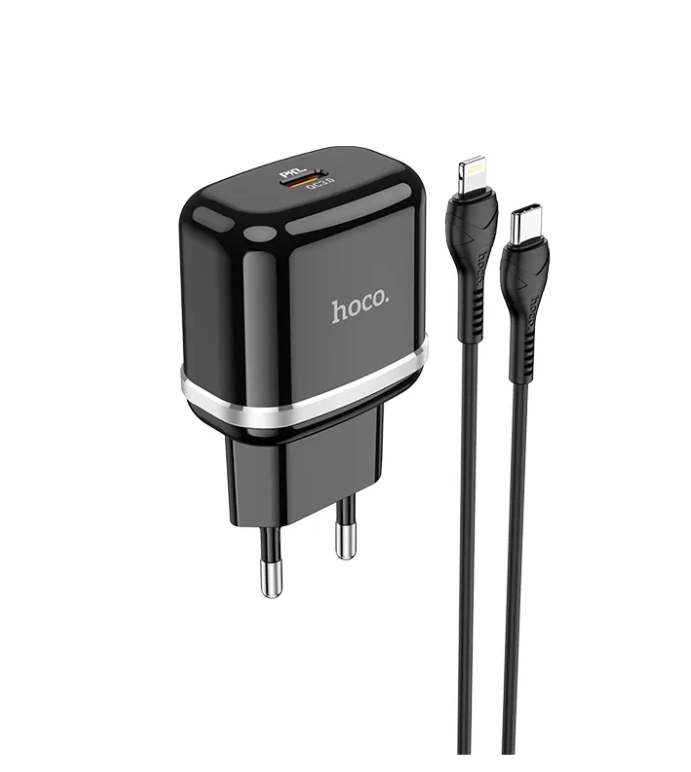 Сетевое зарядное устройство Hoco (N24) Vicnarious 3.0 PD 20W Type-C + кабель (TypeC/TypeC)
Сетевое зарядное устройство Hoco (N24) Vicnarious 3.0 PD 20W Type-C + кабель (TypeC/TypeC)