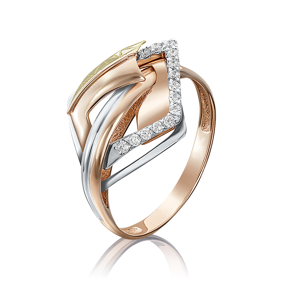 фото Кольцо женское платина 01-5125-00-401-1113-66 р.20.5 юз платина