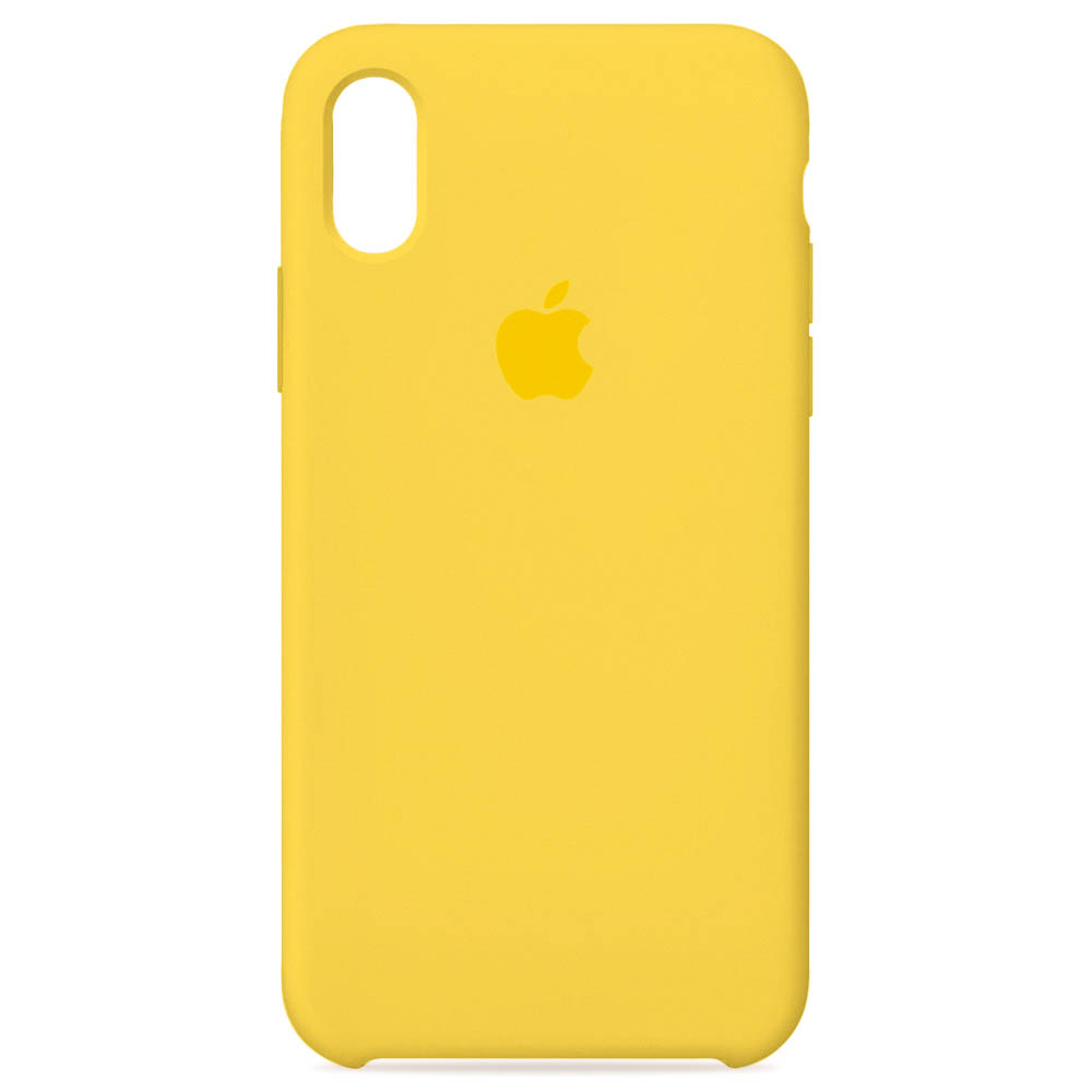 фото Чехол case-house для iphone x/xs, канареечный
