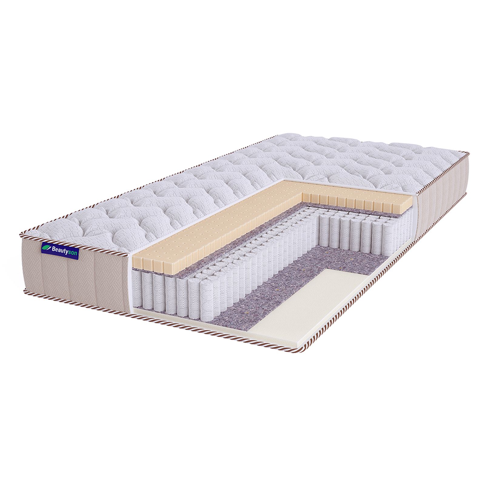 Матрас Beautyson Roll Spring Soft Latex 3 S1200 Lux, 190х180, 21 см, пружинный, Белый, Roll Spring Soft Latex 3 S1200 Lux
Матрас Beautyson Roll Spring Soft Latex 3 S1200 Lux, 190х180, 21 см, пружинный, Белый, Roll Spring Soft Latex 3 S1200 Lux