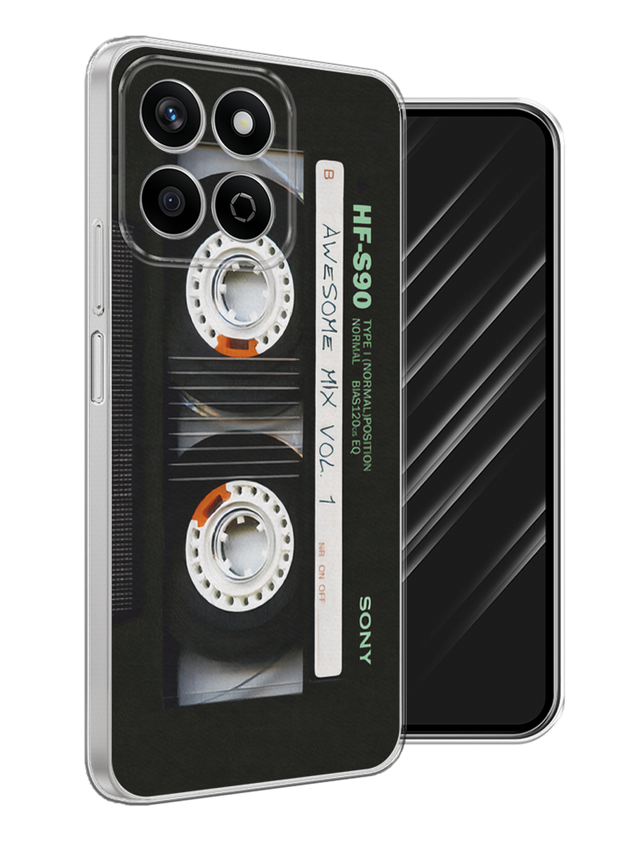 Чехол Awog на Honor X7c "Кассета", Черный, 6125250-1 
Чехол Awog на Honor X7c "Кассета", Черный, 6125250-1