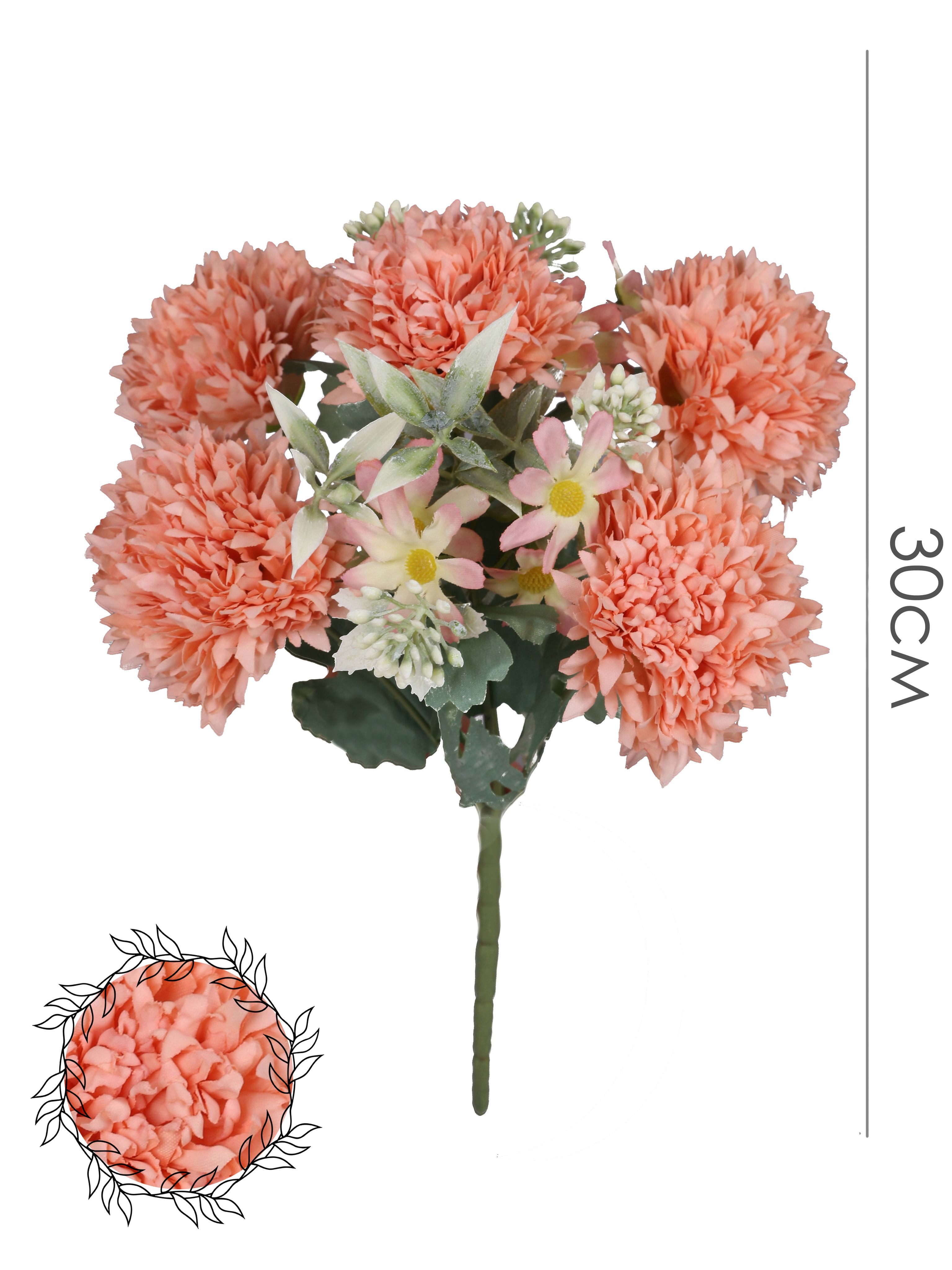 Искусственные Хризантемы (букет), Оранжевый, АЕ-00-30-2
Искусственные Хризантемы (букет), Оранжевый, АЕ-00-30-2