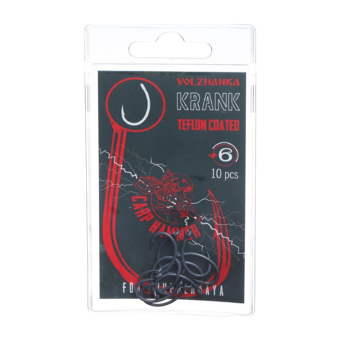 Одинарные крючки Волжанка Curve Shank №6 NT, с колечком, загнутое острие, с бородкой, Черный
Одинарные крючки Волжанка Curve Shank №6 NT, с колечком, загнутое острие, с бородкой, Черный