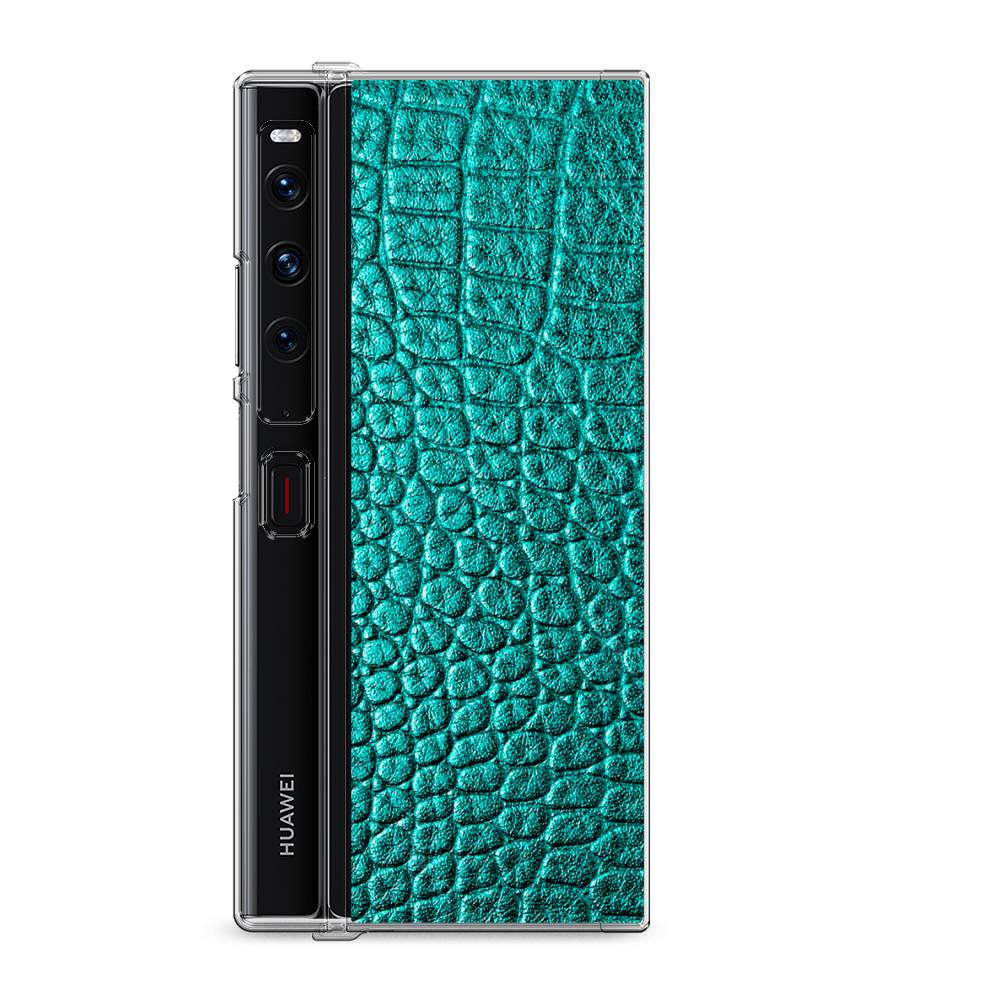 фото Силиконовый чехол "бирюзовая змея" на huawei mate xs 2 / хуавеи мате xs 2 awog