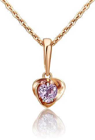 Кулон из красного золота PLATINA jewelry 03-3003-00-203-1110-57, аметист, 03-3003-00-203-1110-57
Кулон из красного золота PLATINA jewelry 03-3003-00-203-1110-57, аметист, 03-3003-00-203-1110-57