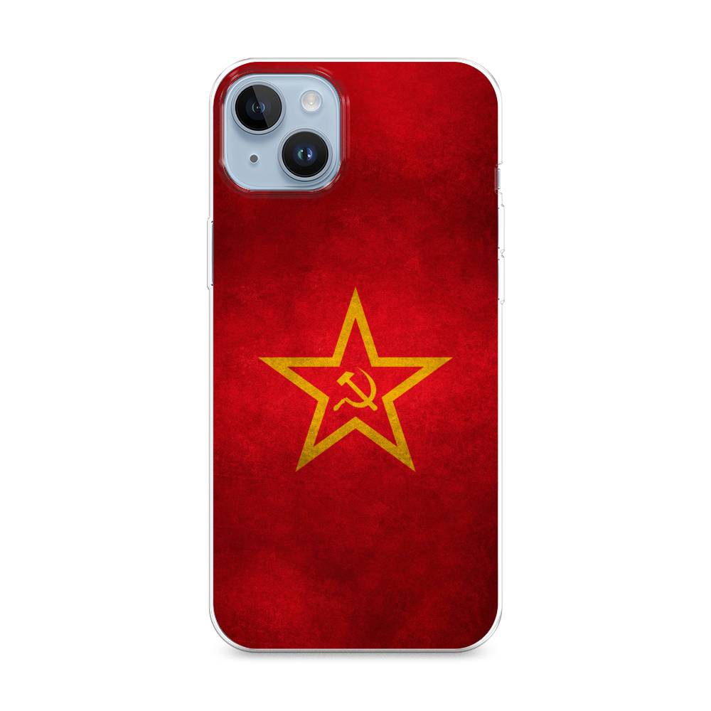 фото Чехол awog на apple iphone 14 plus / айфон 14 плюс "красное знамя"