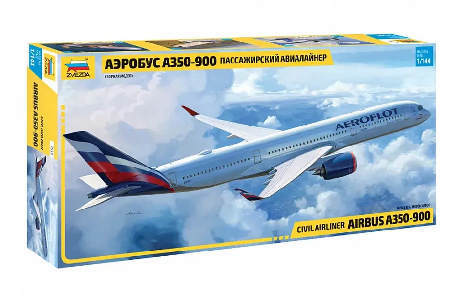 Сборная модель самолета / Модель для сборки Звезда/Zvezda / Пассажирский авиалайнер Аэр...
Сборная модель самолета / Модель для сборки Звезда/Zvezda / Пассажирский авиалайнер Аэр...