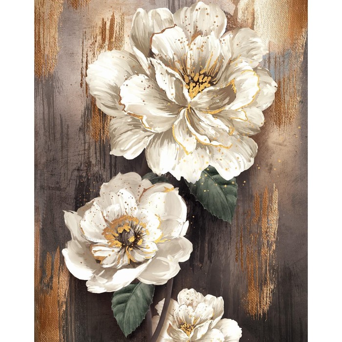 Алмазная вышивка с полным заполнением «Белые пионы», 40 х 50 см
Алмазная вышивка с полным заполнением «Белые пионы», 40 х 50 см