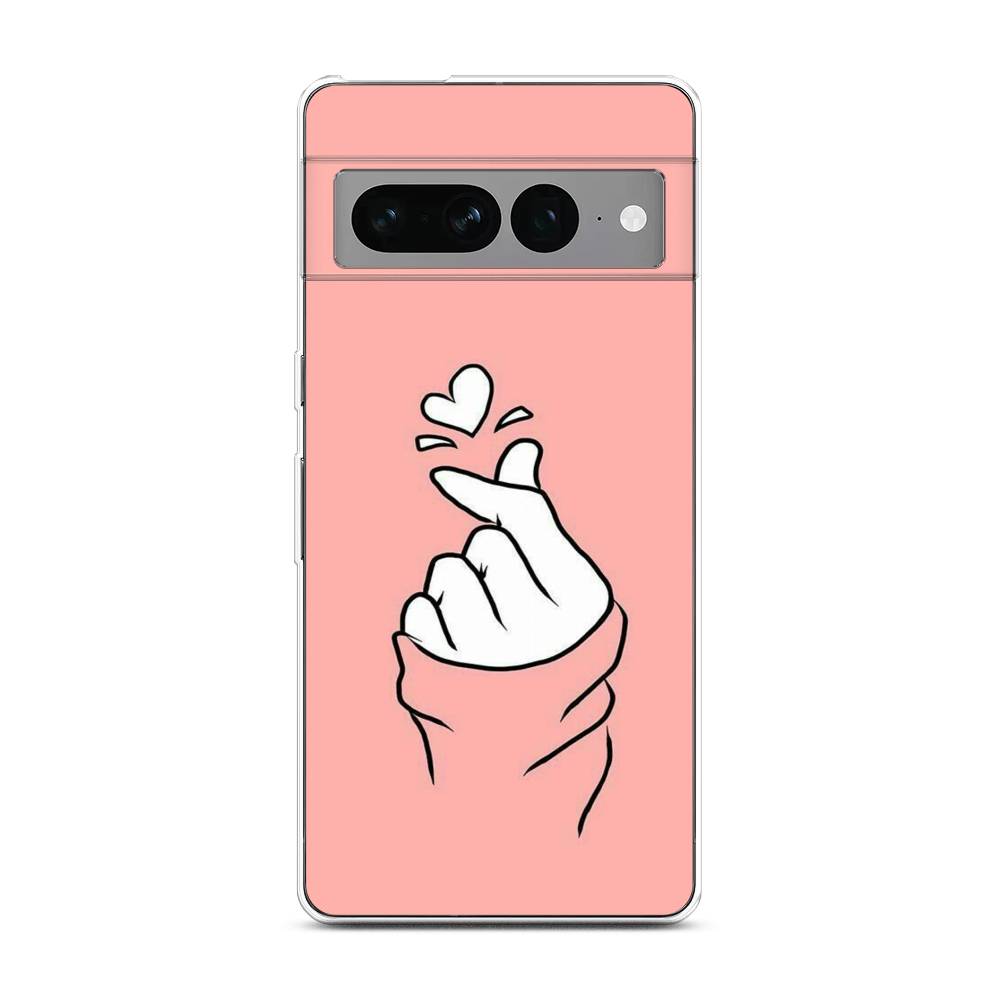 фото Силиконовый чехол "любовь-щелк" на google pixel 7 pro / гугл пиксель 7 про awog