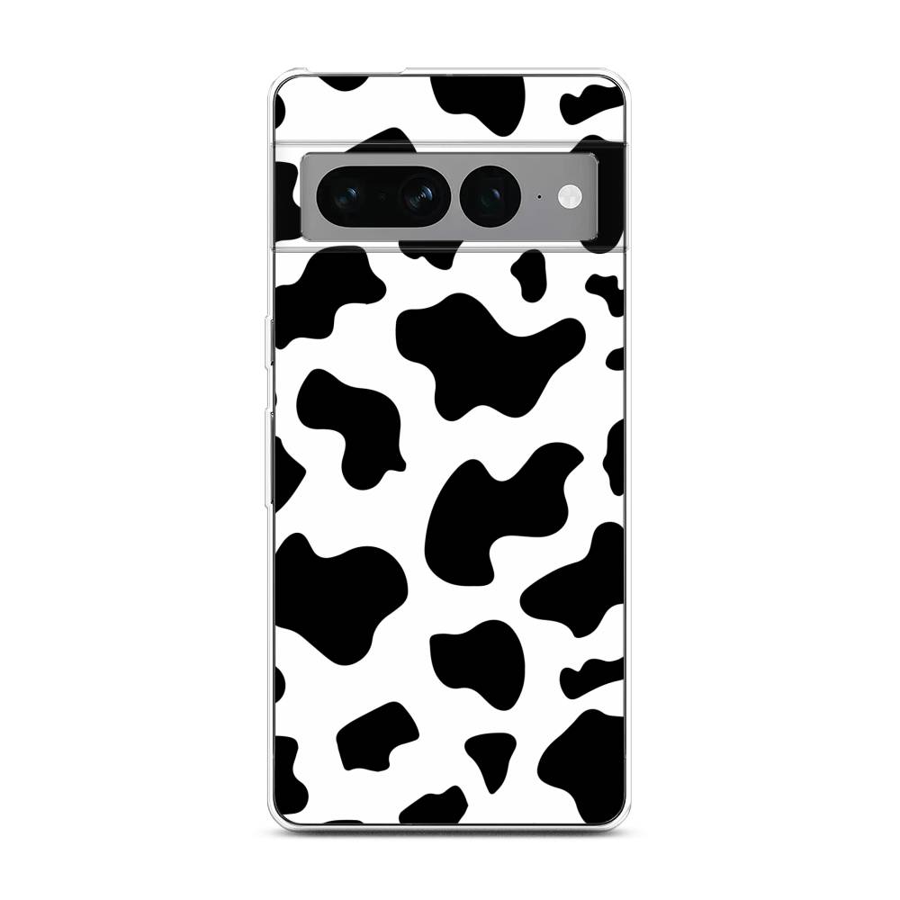 фото Силиконовый чехол "пятна коровы" на google pixel 7 pro / гугл пиксель 7 про awog