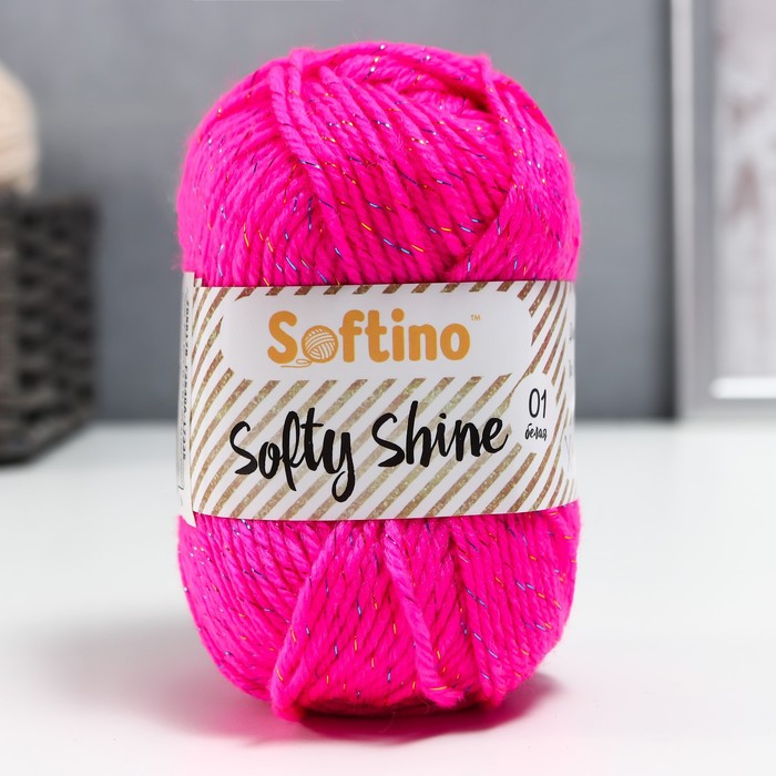 Пряжа 70% акрил, 30% шёлк "Softy Shine" 50 гр 85 м цвет 02 ярко-розовая (2 шт), Розовый
Пряжа 70% акрил, 30% шёлк "Softy Shine" 50 гр 85 м цвет 02 ярко-розовая (2 шт), Розовый