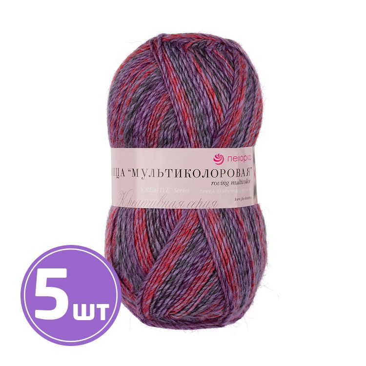 Пряжа Пехорка Ровница *Мультиколоровая*200 976 мультиколор 5 шт. по 200 г, Разноцветный
Пряжа Пехорка Ровница *Мультиколоровая*200 976 мультиколор 5 шт. по 200 г, Разноцветный