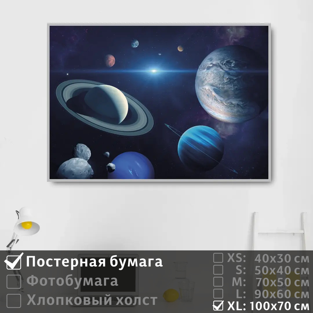 Постер на стену ПолиЦентр Солнечная система планет в космосе 100х70 см, СолнечнаяСистемаПланетВКосмосе1
Постер на стену ПолиЦентр Солнечная система планет в космосе 100х70 см, СолнечнаяСистемаПланетВКосмосе1