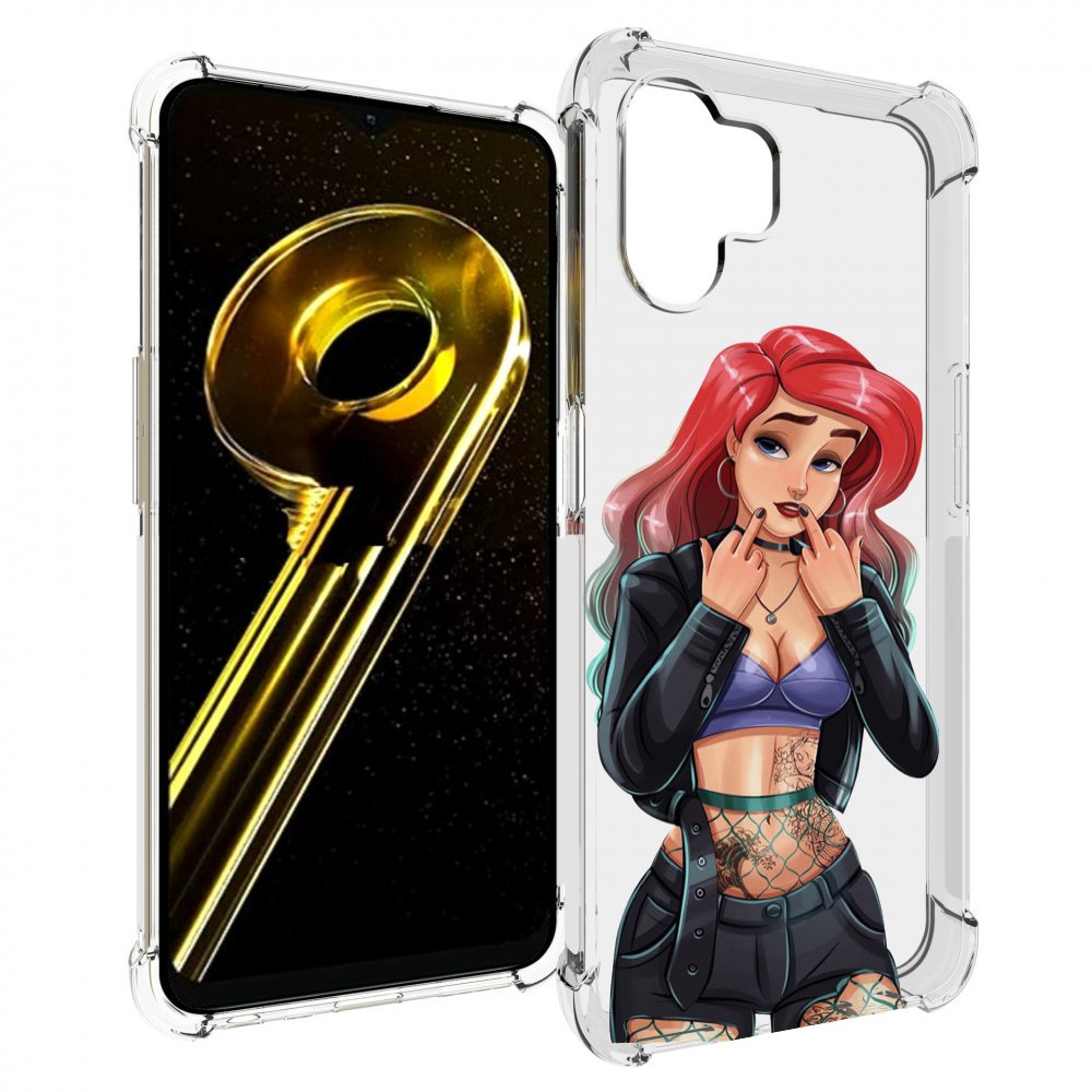 Чехол бампер MyPads Ариэль-русалочка-готика для Realme 10 5G про..., Прозрачный, Tocco
Чехол бампер MyPads Ариэль-русалочка-готика для Realme 10 5G про..., Прозрачный, Tocco