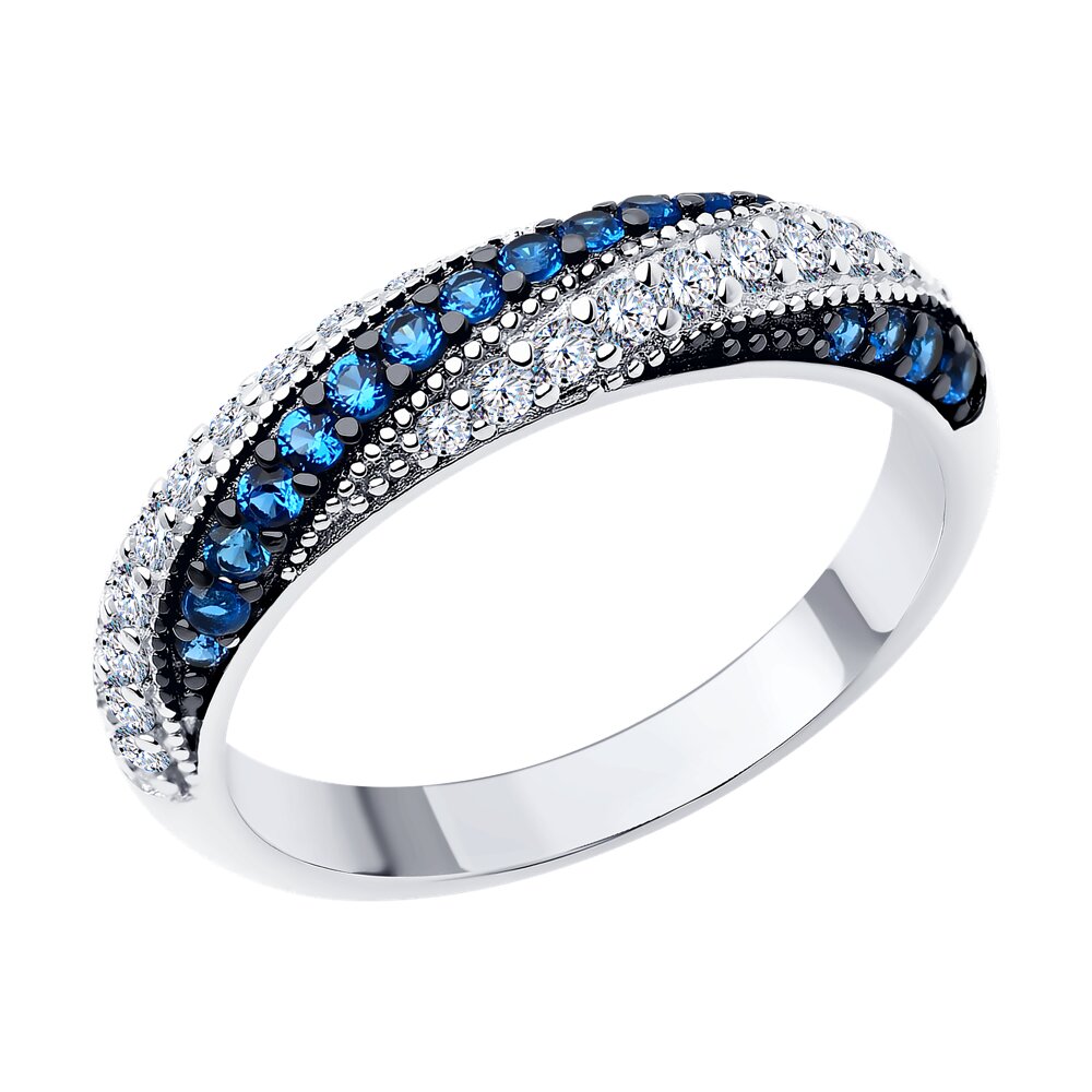 Кольцо из серебра р.  SOKOLOV 94013927-91, фианит, 94013927-91 
Кольцо из серебра р.  SOKOLOV 94013927-91, фианит, 94013927-91