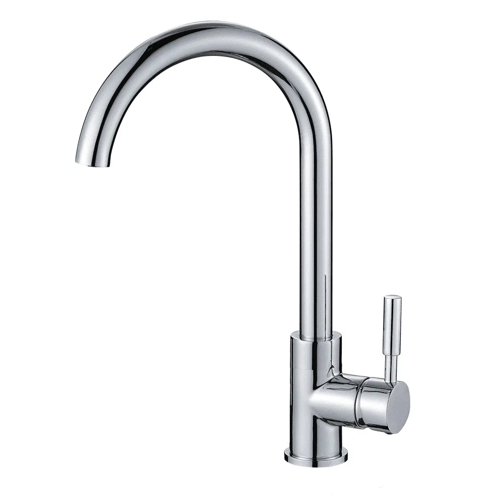 фото Смеситель для кухонной мойки наша цена нерж 202, для раковины, без подводки