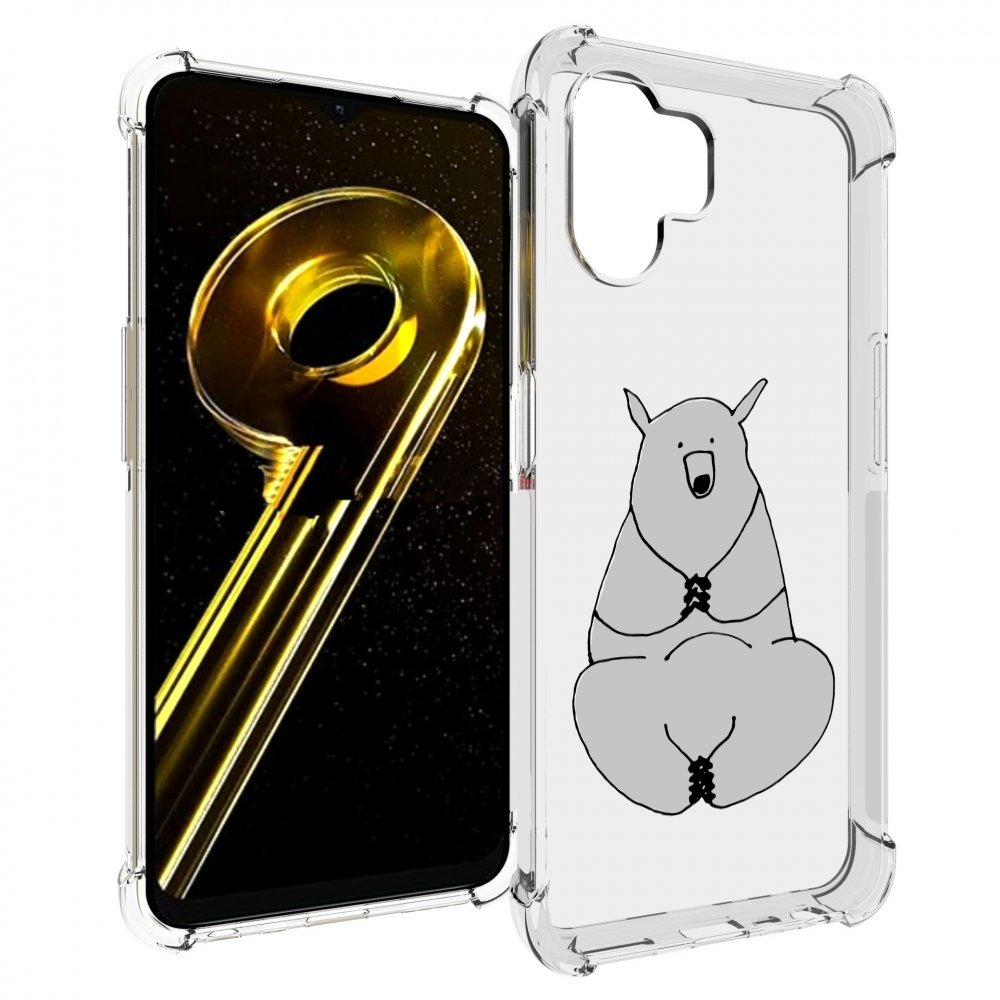 Чехол бампер MyPads Серый медведь для Realme 10 5G противоударный, Прозрачный, Tocco
Чехол бампер MyPads Серый медведь для Realme 10 5G противоударный, Прозрачный, Tocco