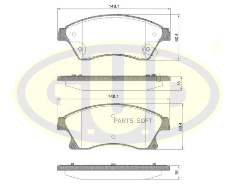 Колодки Пер Opl Astra H 06-/J 09-/Mokka 12-/Chv Cruze 09-/Aveo/Orlando 11- G.U.D GBP14311
Колодки Пер Opl Astra H 06-/J 09-/Mokka 12-/Chv Cruze 09-/Aveo/Orlando 11- G.U.D GBP14311