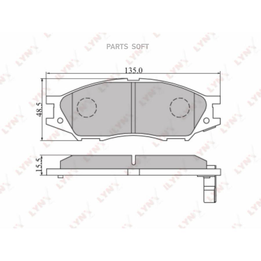Тормозные колодки LYNXauto передние для Nissan Almera Classic, Micra K11 1.5d -2003 BD3409
Тормозные колодки LYNXauto передние для Nissan Almera Classic, Micra K11 1.5d -2003 BD3409