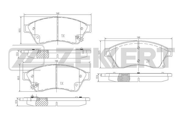 Колодки тормозные Chevrolet Aveo (T300) 11-, Cruze передние дисковые (GDB1843) Zekkert
Колодки тормозные Chevrolet Aveo (T300) 11-, Cruze передние дисковые (GDB1843) Zekkert