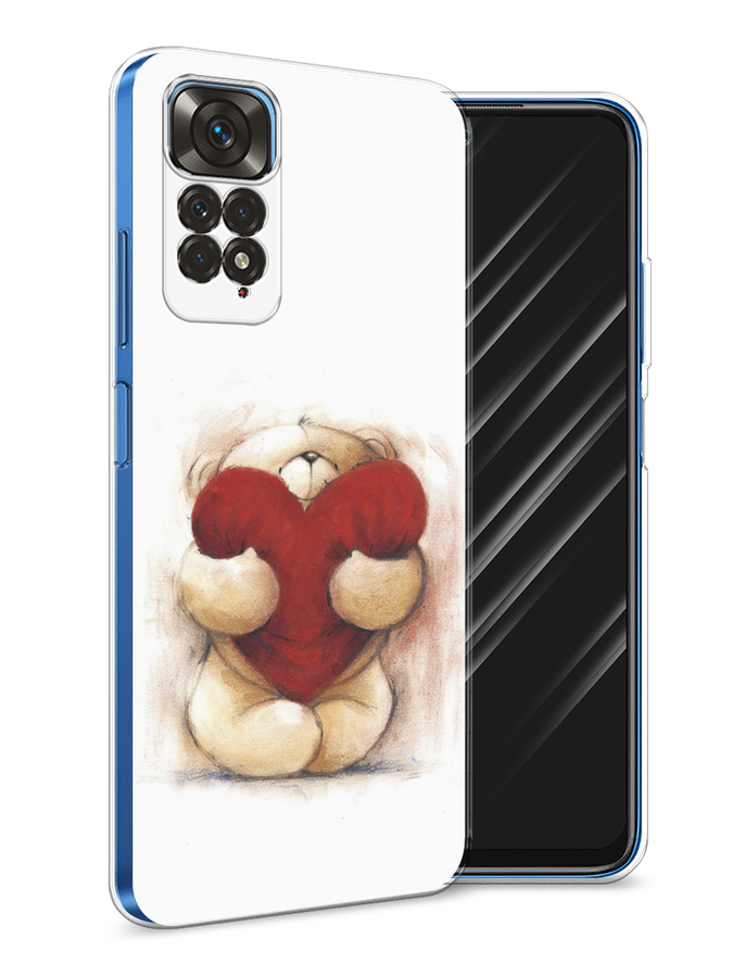 Чехол Awog на Xiaomi Redmi Note 11 4G Global/Redmi Note 11S "Мишка с сердцем 1", Разноцветный, 313850-6
Чехол Awog на Xiaomi Redmi Note 11 4G Global/Redmi Note 11S "Мишка с сердцем 1", Разноцветный, 313850-6