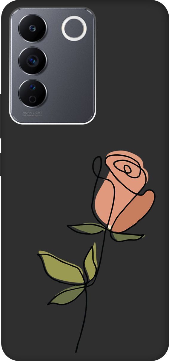 Матовый Soft Touch силиконовый чехол на Vivo V27e "Rose" черный, Черный;зеленый, 159633
Матовый Soft Touch силиконовый чехол на Vivo V27e "Rose" черный, Черный;зеленый, 159633