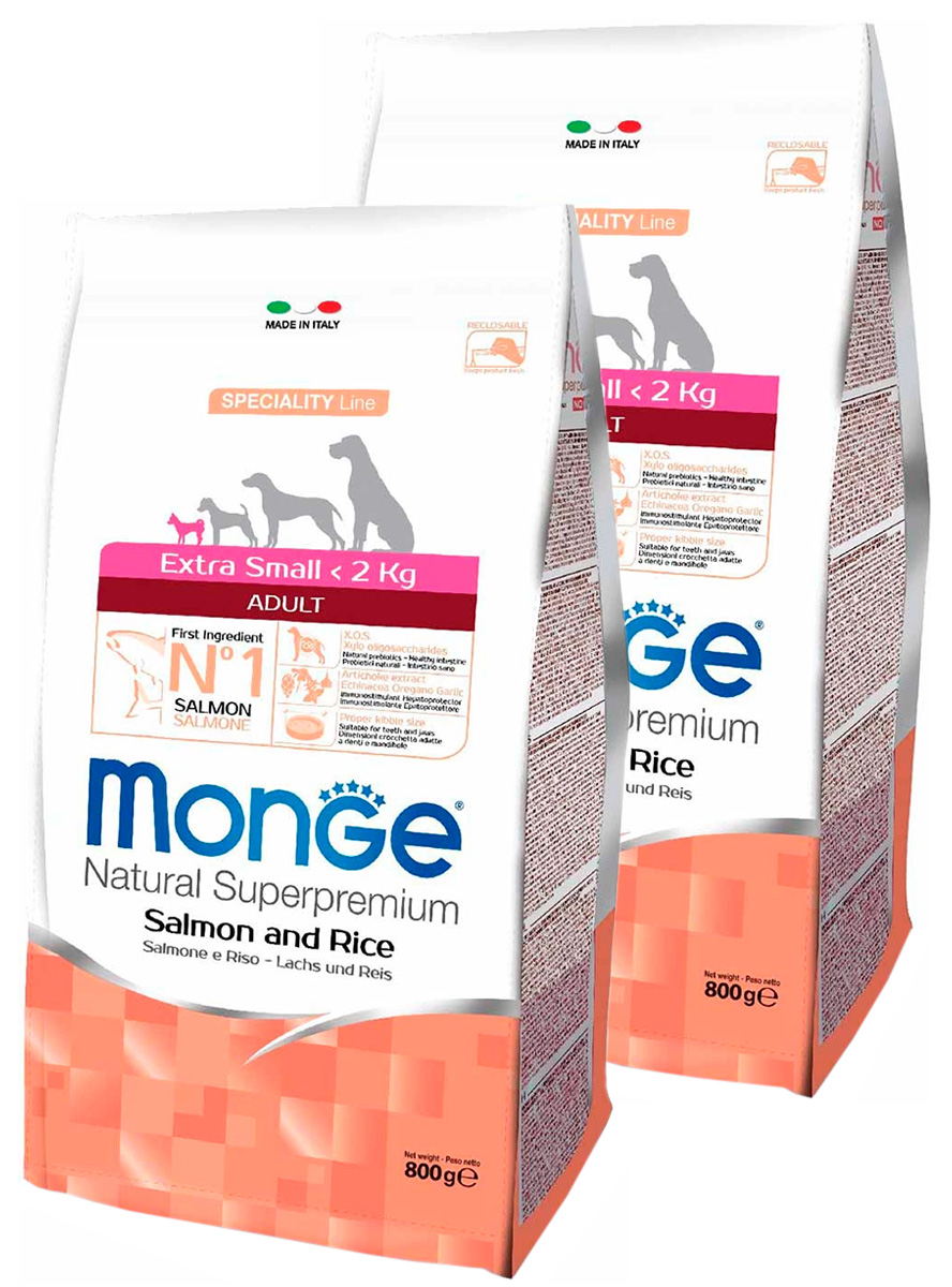 MONGE MONGE SPECIALITY DOG EXTRA SMALL ADULT SALMON для взрослых собак маленьких пород с л
MONGE MONGE SPECIALITY DOG EXTRA SMALL ADULT SALMON для взрослых собак маленьких пород с л