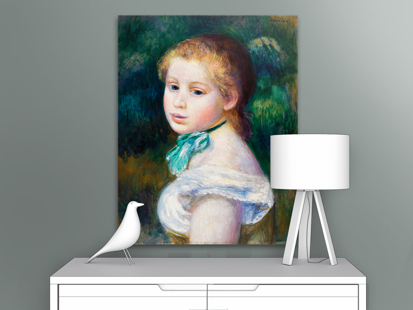 Картина на холсте репродукция Огюста Ренуара "Голова молодой девушки" 60х77 см, Голова молодой девушки
Картина на холсте репродукция Огюста Ренуара "Голова молодой девушки" 60х77 см, Голова молодой девушки