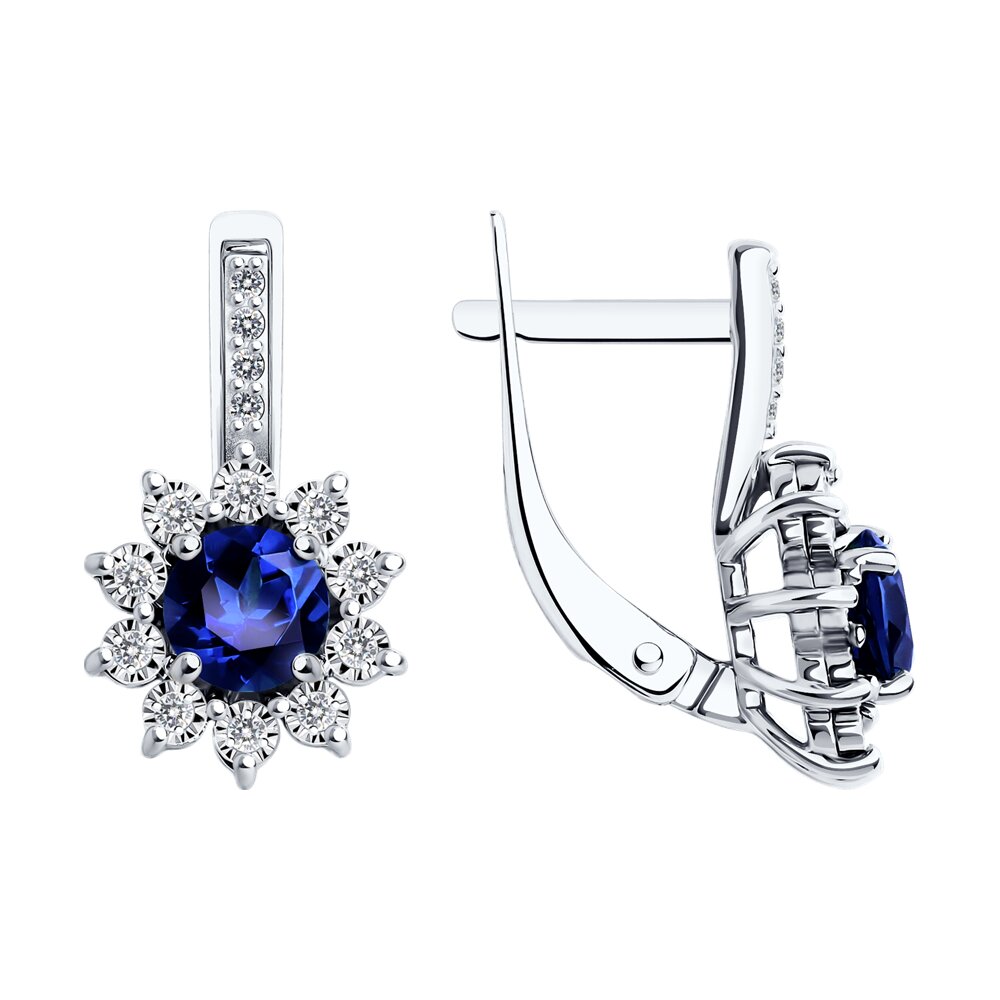 Серьги из белого золота SOKOLOV Diamonds 72-00345-3, бриллиант/корунд искусственный, 72-00345-3
Серьги из белого золота SOKOLOV Diamonds 72-00345-3, бриллиант/корунд искусственный, 72-00345-3